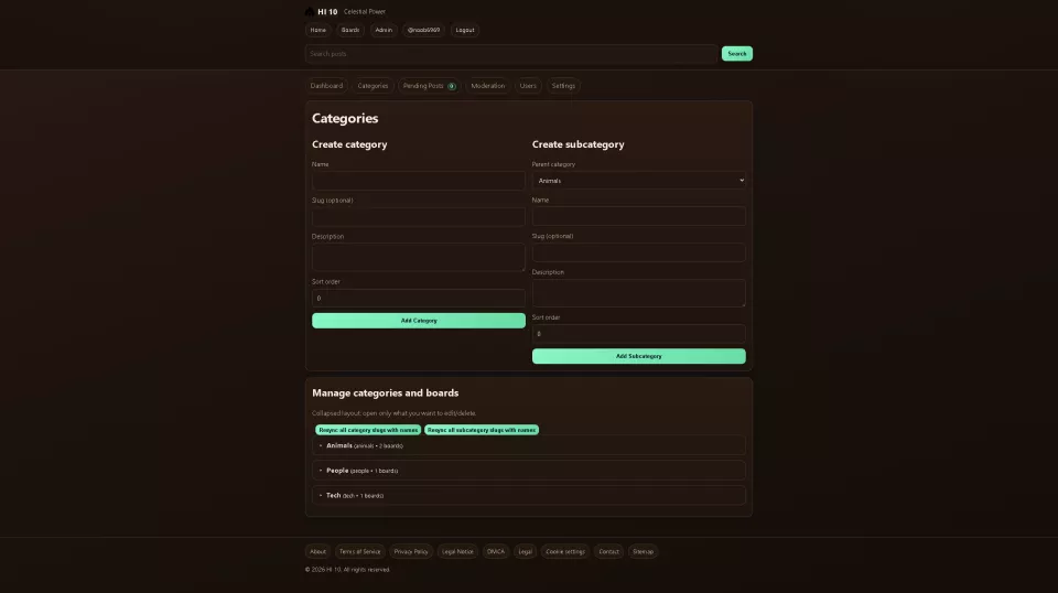 Community imageboard PHP + SQLite